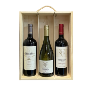 Caja de madera 3 botellas